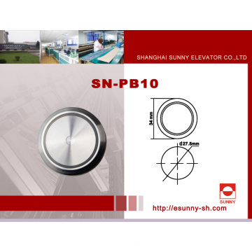 Interruptor de botón de acero inoxidable (SN-PB10)
